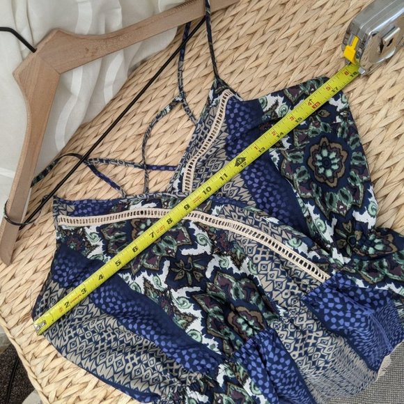 LUSH Handkerchief Tie Back Romper S - Picture 7 of 7